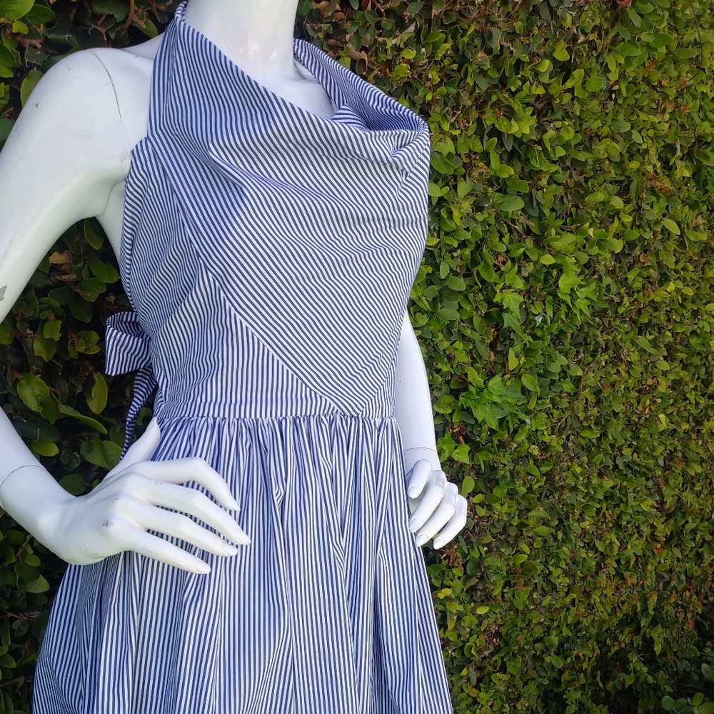 Vivienne Westwood Halter Striped Summer Dress